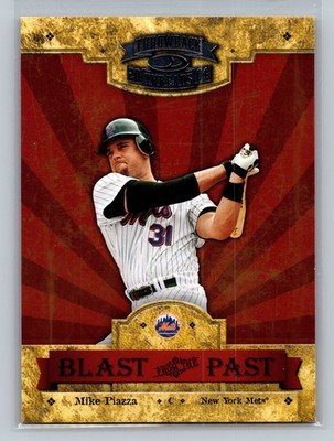2004 Donruss Throwback Threads #BP-18 Mike Piazza Blast From the Past #/1500