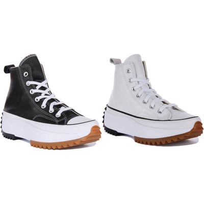Converse A04292C Run Star Hike Platform Unisex Shoes Black White