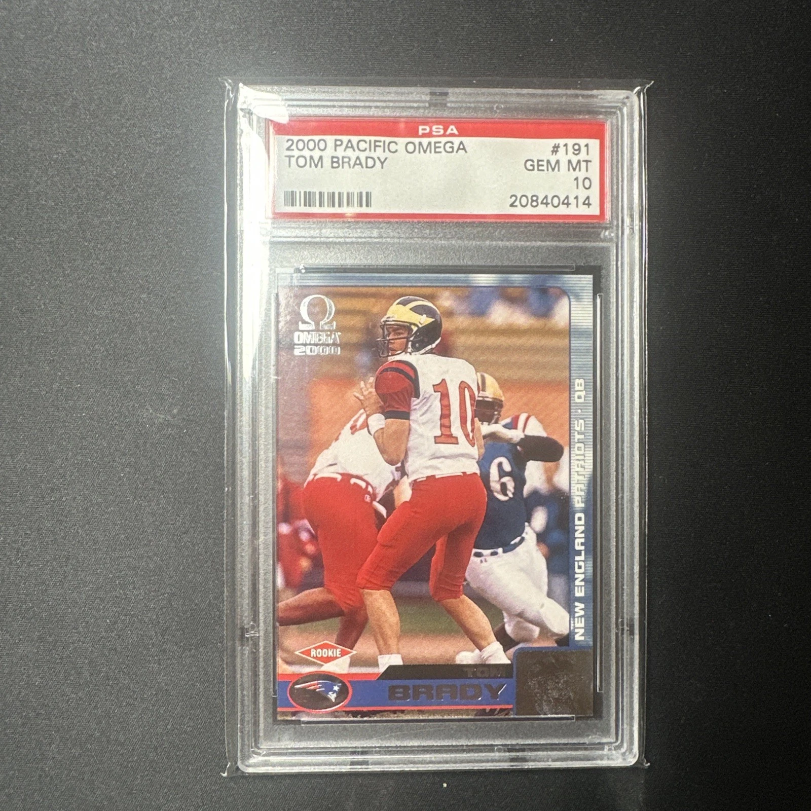 Tom Brady Pacific Omega #191 Base
