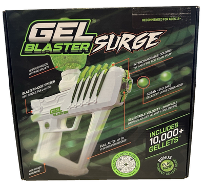 #ad #ad Gel Blaster Surge Water Gellet Rechargeble Blaster Includes 10000 Gellets NEW $14.99