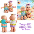 Vintage Mattel 1995 Mini Cabbage Patch Kids, Twins Boy & Girl