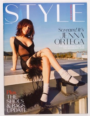 Jenna Ortega Betsey Johnson Kate Moss SUNDAY TIMES STYLE MAGAZINE 12 MARCH 2023