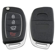 4-Button Flip Key Remote Fits 2013-2016 Hyundai Santa Fe / PN: 95430-4Z101