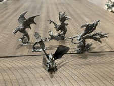 Rawcliffe / Ral Partha Pewter Dragon Lot Figure Figurine Collection