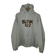 Vintage 90s BLINK 182 Hoodie Rare Spell Out emo Punk Sweatshirt USA Made XL