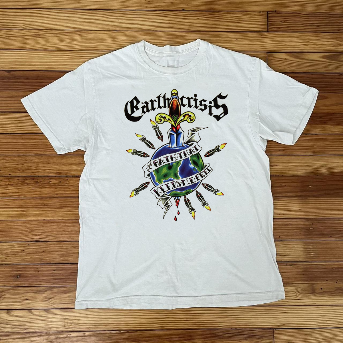 Earth Crisis Band The Oath That Keeps Me Free T Shirt All Size S