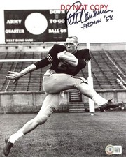 PETE DAWKINS - ARMY Signed 8x10 reprint Photo #1 - 1958 HEISMAN !!