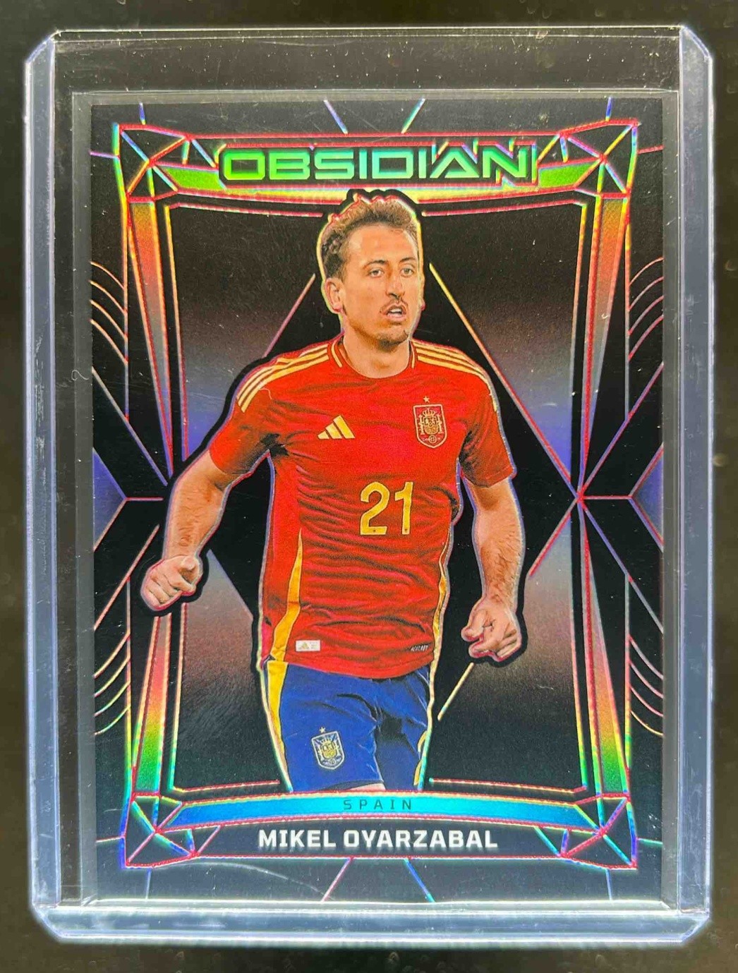 2024-25 Obsidian Mikel Oyarzabal Electric Etch Red #9/12