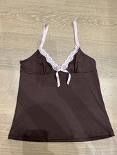 Super cute brown Lace Camisole - S
