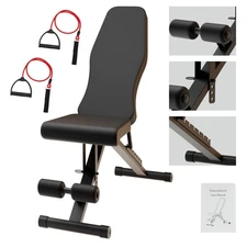 1000lb Heavy Duty Adjustable Weight Bench for Full Body Workout for Home Gym 41"