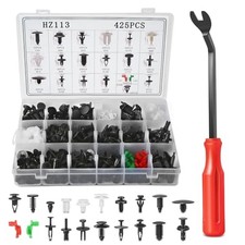 Car Push Retainer Clips, Plastic Bumper Clip Fender Clip, Door Trim 425pcs