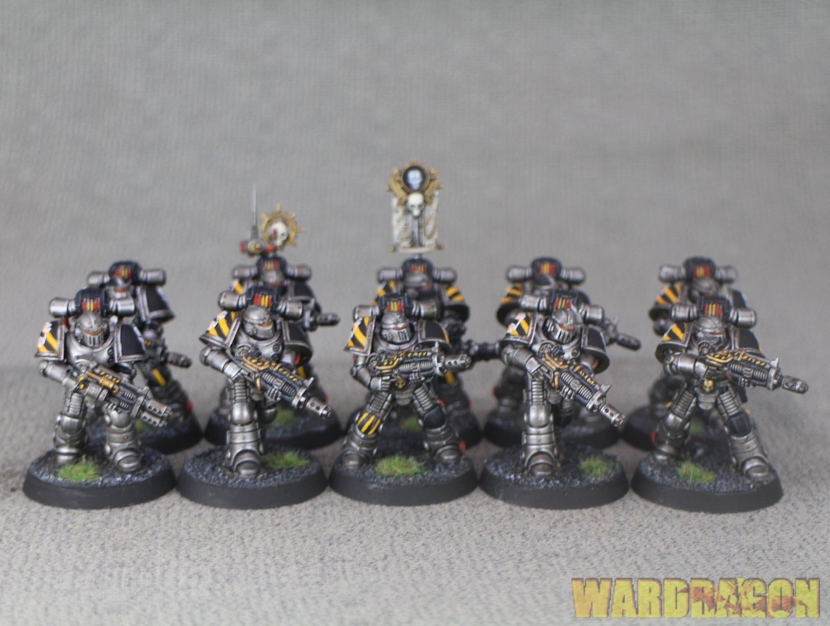 WDS painted Legiones Astartes MKII Veteran Squad with