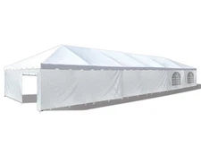Commercial Frame Tent w Sidewalls 20x60 White Canopy Waterproof Event Party