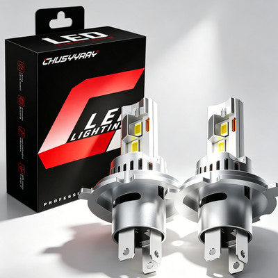 LED for T100 1993-1998 Headlight Kit H4/9003 HB2 6000K White Bulbs Hi/Low Beam