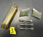 Vintage GI Joe Cobra Vehicle Parts 1983 Dragonfly LOT #3 Canopy 3 Bombs Wings