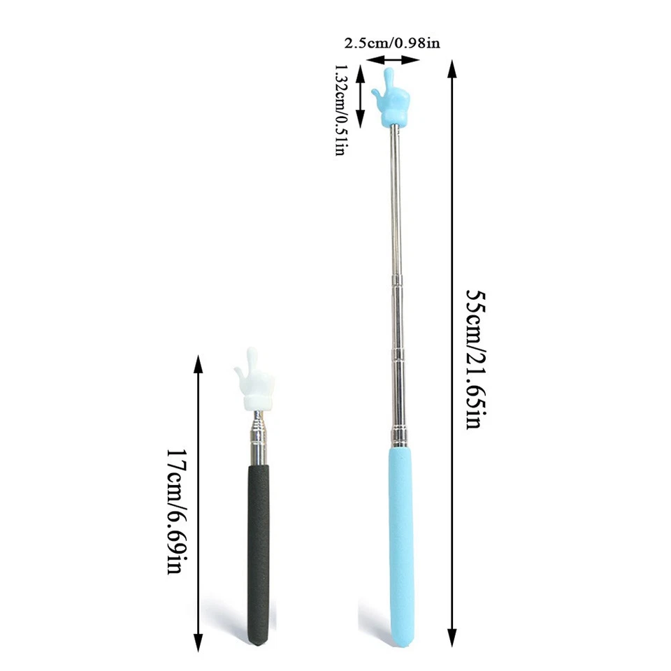 Teleskopierbarer Zeigestab Für Lehrer Unterricht Präsentationen Elektronische Wh - Bild 4 von 4