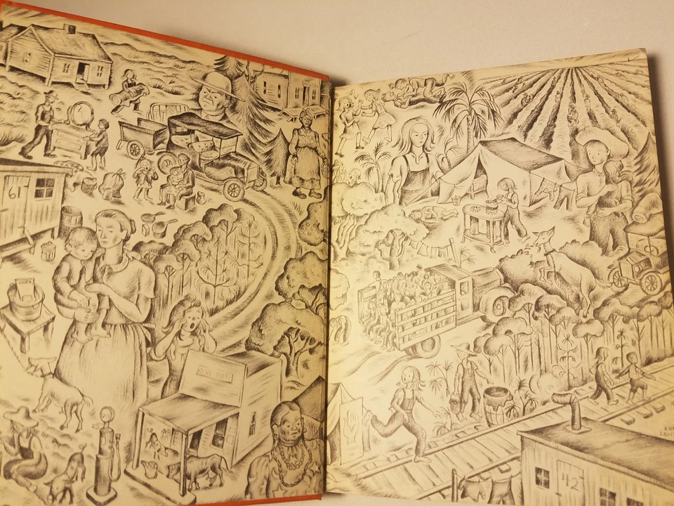 1947 'JUDY'S JOURNEY' by LOIS LENSKI 1ST EDITION FINE COPY ALABAMA FARM GIRL Foto 3 de 4