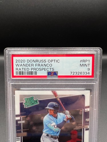 Donruss Optic 2020 #RP-1 Wander Franco Rated Prospects PSA 9 - Imagen 2 de 3