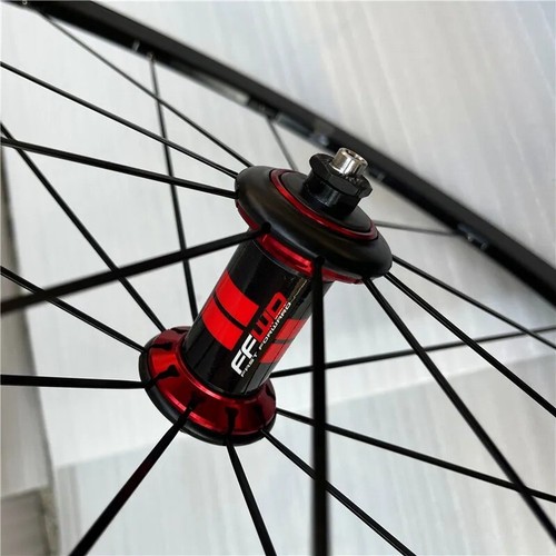 Juego de ruedas ultraligeras para bicicleta de carretera 700c cubierta llanta/freno de disco bujes de bloqueo central - Imagen 7 de 17
