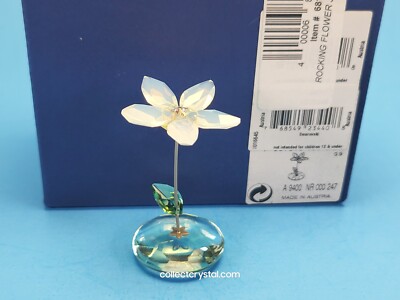 Swarovski Jess Rocking Flower # 1016645 MIB Complete Perfect