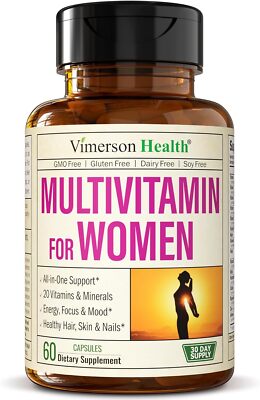 Vimerson Health Multivitamin for Women Multiminerals Vitamin A, C, D, E B12 Zinc
