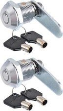 El Paquete Incluye: Paquete De 2 Cerraduras De Leva Tubulares, 4 Llaves