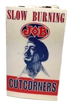 6 Packs Job Cutcorners 1.0 Single Wide Cigarette Rolling Papers Kutcorners 70mm 