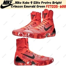 Nike Kobe 9 Elite Protro Bright Crimson Emerald Green FZ7335-600 Men's Size