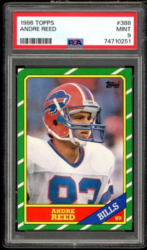 Andre Reed Rookie Card 1986 Topps #388 PSA 9 | eBay