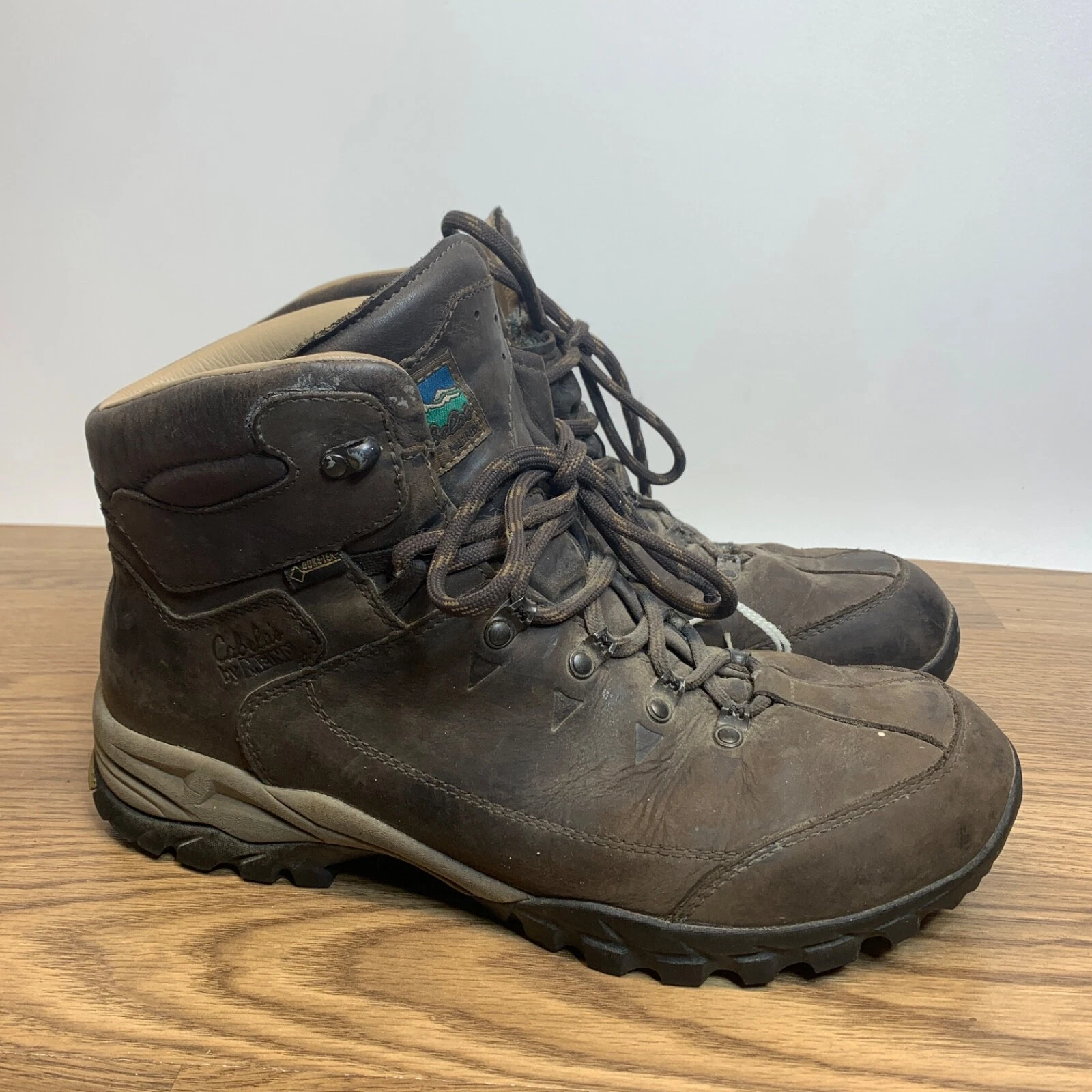 Cabelas Meindl Pflege II Gore Tex Hunting Boots Mens 11.5 EE Brown Hiking Shoes