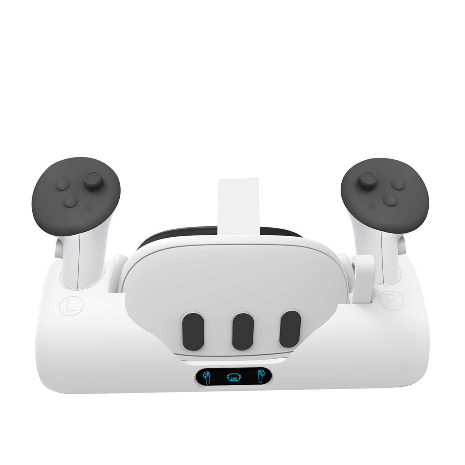 For Meta Quest 3 Accessories VR Handle Controller Headset Dock Charging Stand US-image