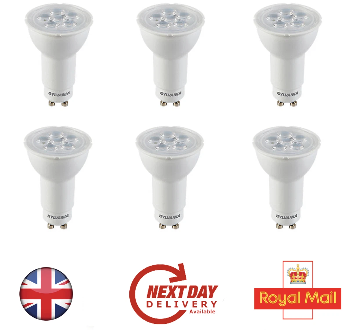 Sylvania 0026585 RefLED ES50L V3 Long Neck LED Light Bulbs GU10