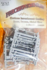 Precision Scale O #56161 Stanchions, Handrail, Through-Side Post, EMD GP-7, GP-9