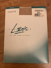 NEW- Leo  s Dancewear Child Small Supplex Light Toast Convertible Tights
