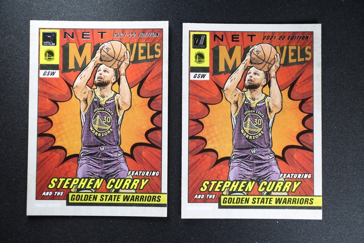2021-22 Panini Donruss Net Marvels #7 Stephen Curry Lot of 2 2021-22 Panini Donruss Net Marvels #7 Stephen Curry Lot of 2