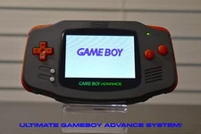 Nintendo Gameboy Advance Game Boy Handheld Console Backlit/Amp/USB-C/IPS V5 BLK