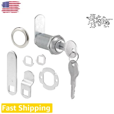 Diecast Keyed Alike File Cabinet Lock - Secure Storage Solution with Cam System