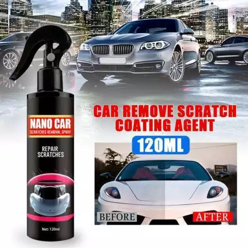 120ml Nano Magic Car Scratch Remover Nano Spray Scratch Eraser Surface  Repair