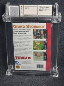 Sega Genesis GRIND STORMER Wata 9.6 A+ NEW Factory Sealed VGA Grail Tengen Game