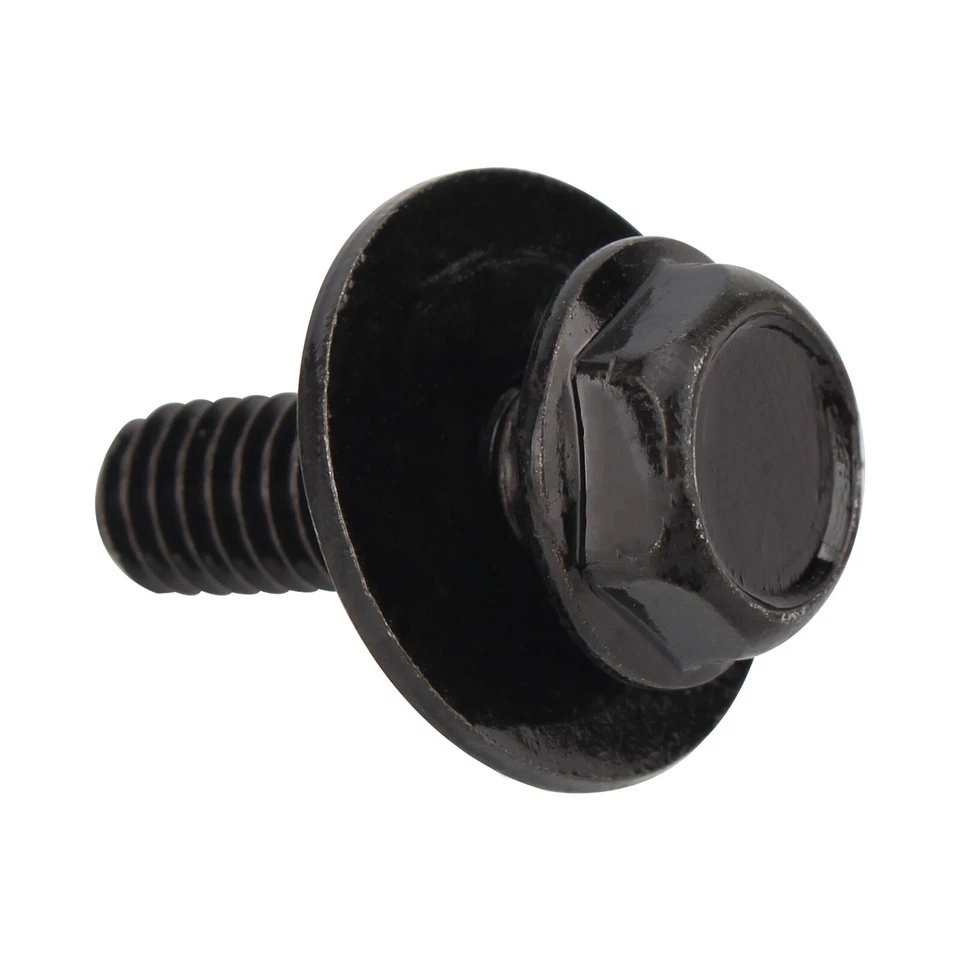 30 piezas pernos de carrocería para Nissan- M6-1,0 x 16 mm de largo- 10 mm hexagonal- 17 mm arandela- tornillos Foto 3 de 4