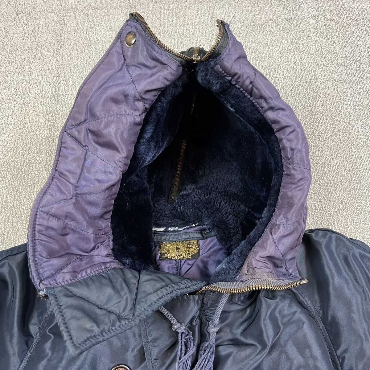 Vintage 50s N-2A Flight Bomber Jacket Mens Medium Military
