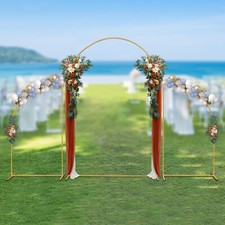 Wedding Stand Gold Arch Shelf Ceremony Party Frame Backdrop Shelf Venue Decor