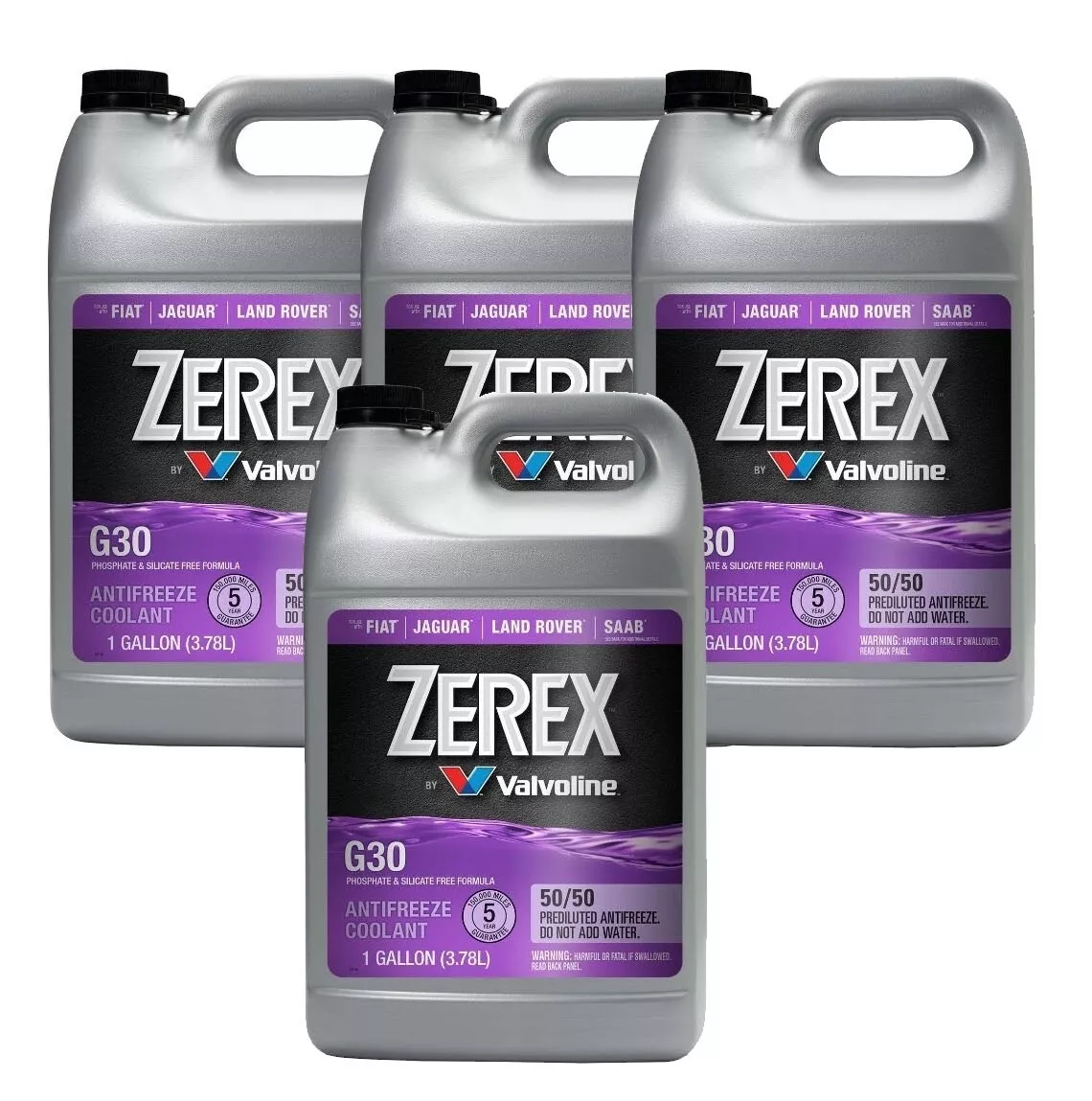 Zerex Gallon Purple 50/50 Antifreeze/Coolant 877981, 43 OFF