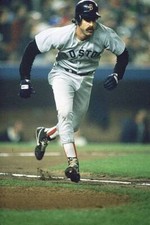World Series Boston Red Sox Bill Buckner in action running bases v- Old Photo