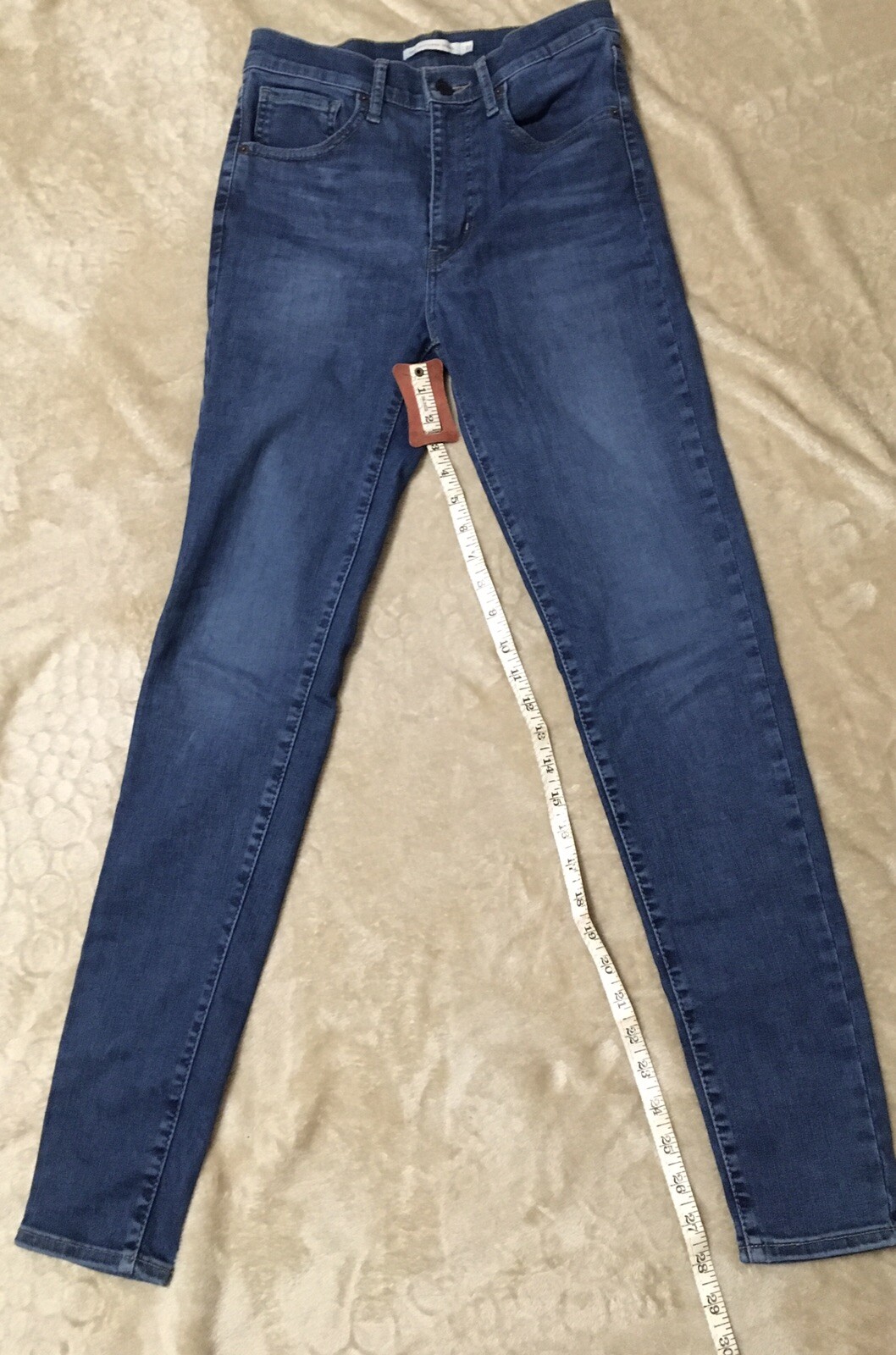 Levi Strauss Mile High Super Skinny Jeans Junior’… - image 1