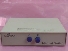 Maituo 2-Port Manual VGA/SVGA Video Switch 