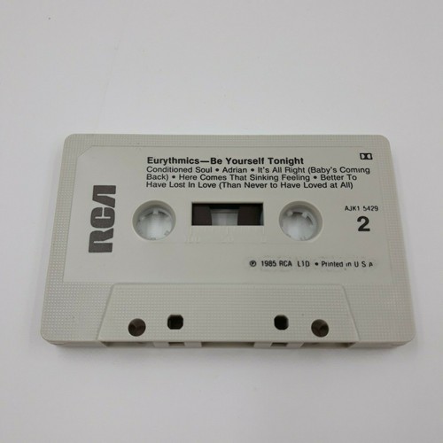Eurythmics Be Yourself Tonight Cassette Tape RCA Ltd. 1985 9 Songs Nice - Picture 4 of 5