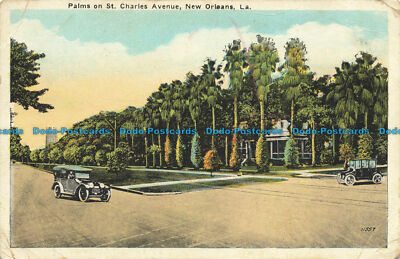 R632900 La. Palmen an der St. Charles Avenue. New Orleans. C. B. Mason. Miller Art