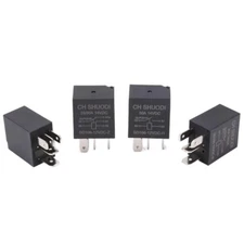 5 Pin 12 Volt 30A Micro Relay 4 Pack Small Relay Multi-Purpose Automotive Starte