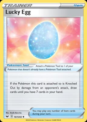 lucky egg pokemon card Pokemon Lucky Egg (167/225) Sword & Shield LP